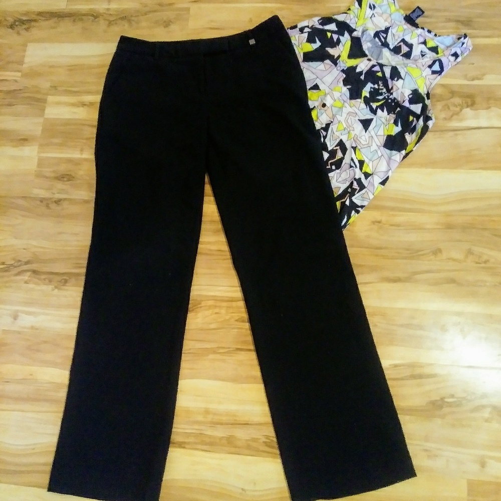 Calvin Klein Womens Black Slacks